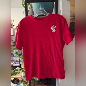 Target Red Short Sleeve Pajama Top
